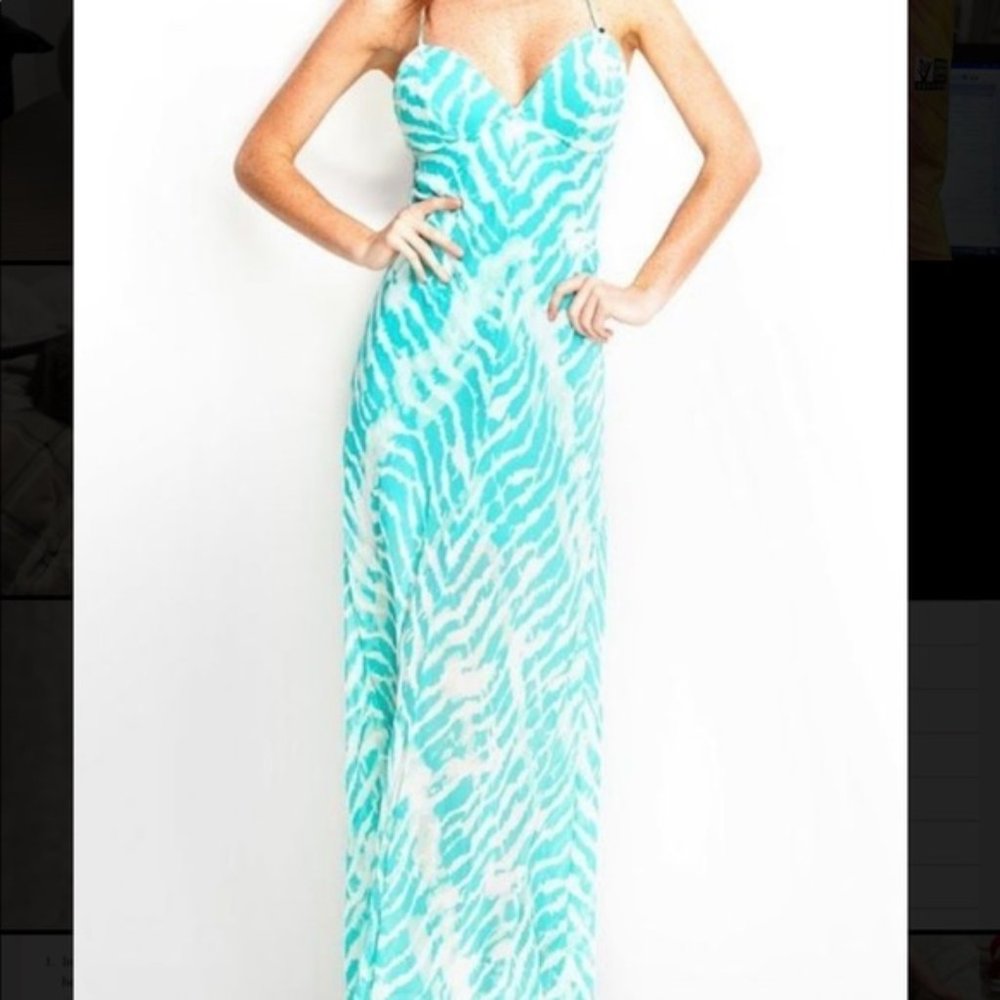 GUESS Abstract Tie Dye maxi Dress